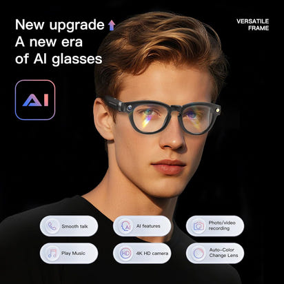 NOVA™ Smart Glasses — Record Life, Translate Instantly, Stay Present