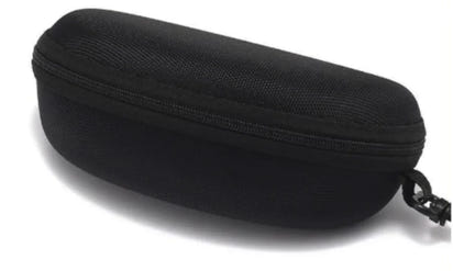 Black Sunglasses Case for Flat Lens Glasses (1pc)