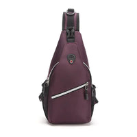 Chest Bag, Casual Crossbody, Multi-Functional Shoulder Bag