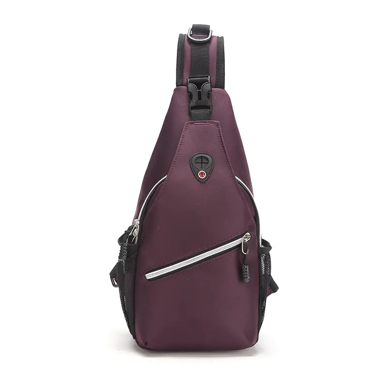 Chest Bag, Casual Crossbody, Multi-Functional Shoulder Bag